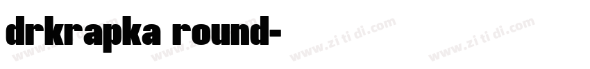 drkrapka round字体转换